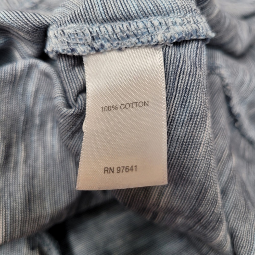 Pure Jill Tunic Women XL Blue‎ Excellent Asymmetrical Cotton Stripe Long Sleeve - Picture 3 of 8